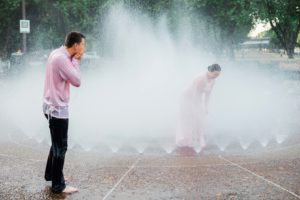 Fountain, Engagement Session, Portland, Wedding Photographer, PDX wedding
